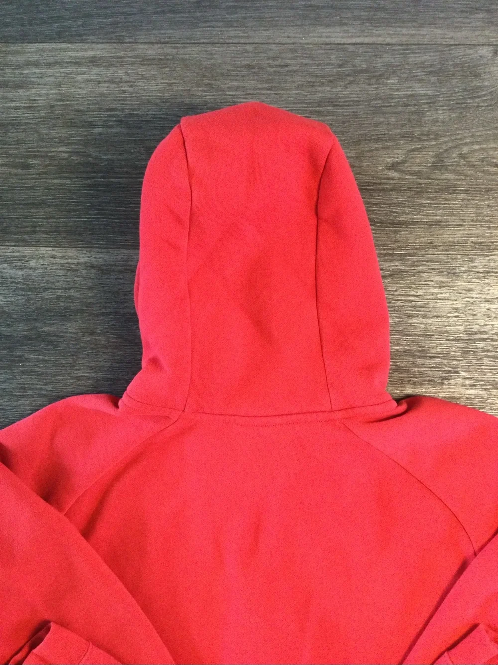Nike Red Full-Zip Hoodie with Hood